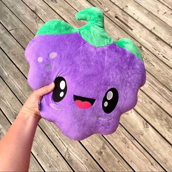 Smillow Scented Accent Pillow Plush Grape Orange - Picture 2 of 5